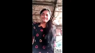 Desi village Indian Girlfreind showing boobs coupled with vulva for boyfriend